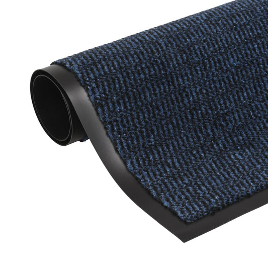 Schmutzfangmatte Rechteckig Getuftet 90x150 cm Blau - Pazzar.ch