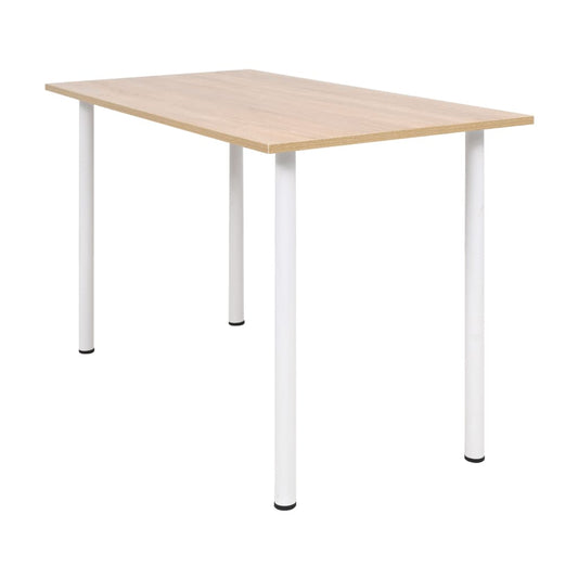 Esstisch 120×60×73 cm Eichenbraun und Weiß - Pazzar.ch