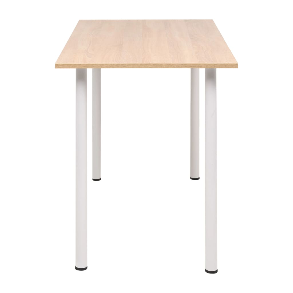 Esstisch 120×60×73 cm Eichenbraun und Weiß - Pazzar.ch