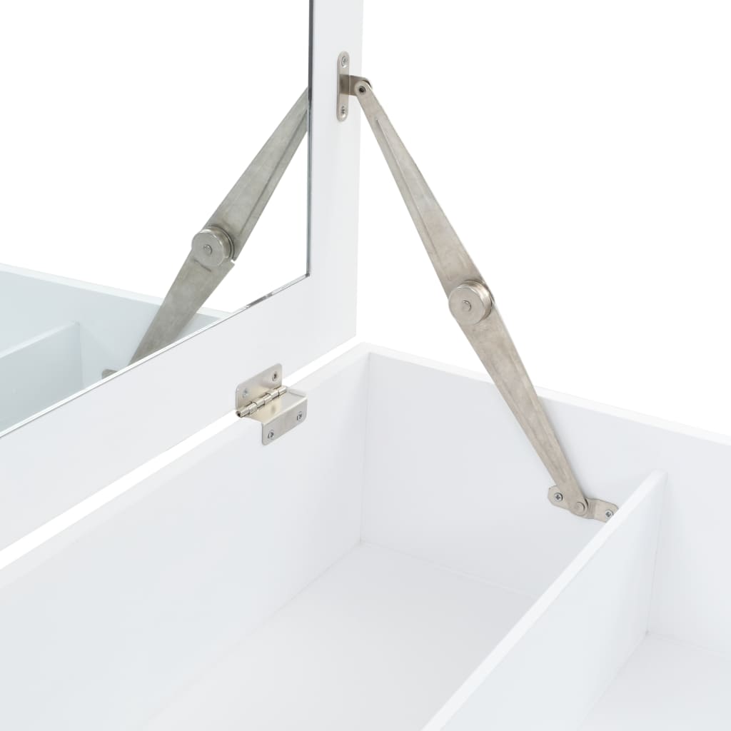 Schminktisch mit Spiegel MDF 60 x 40 x 75 cm - Pazzar.ch