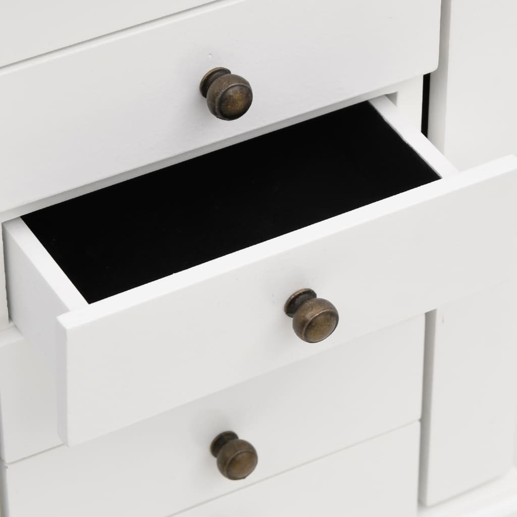 Schmuckkasten mit Spiegel MDF 25 x 13,5 x 34 cm - Pazzar.ch