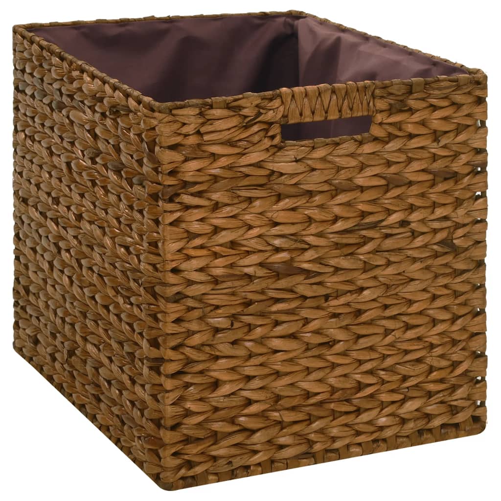 Sitzbank mit 2 Körben Seegras 71×40×42 cm Braun - Pazzar.ch