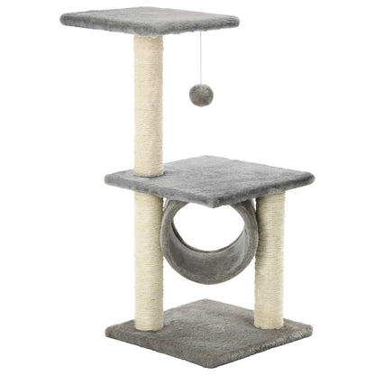 Katzen-Kratzbaum Sisal 65 cm Grau - Pazzar.ch