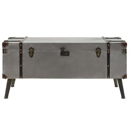 Couchtisch MDF und Aluminium 102 x 51 x 47,5 cm - Pazzar.ch