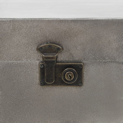 Couchtisch MDF und Aluminium 102 x 51 x 47,5 cm - Pazzar.ch