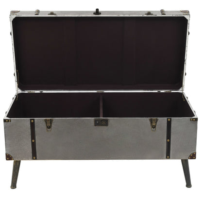Couchtisch MDF und Aluminium 102 x 51 x 47,5 cm - Pazzar.ch