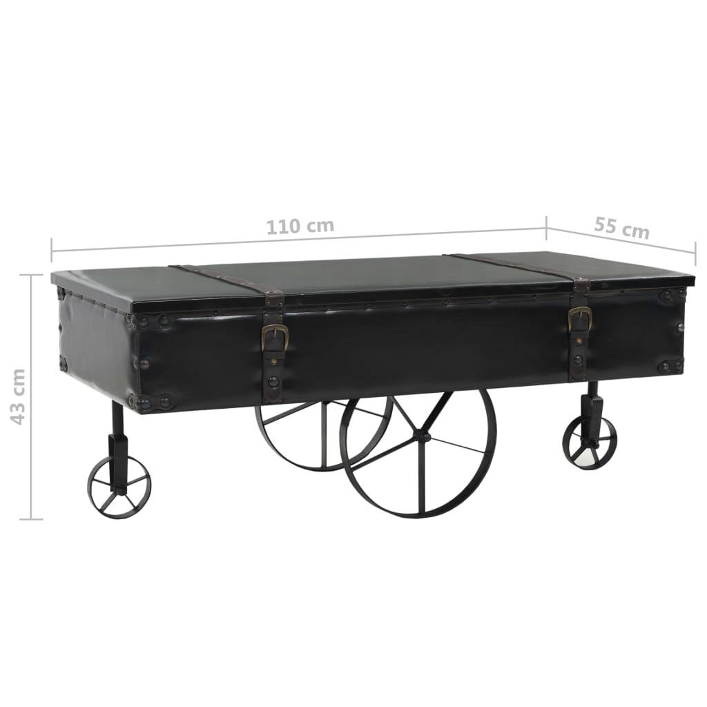 Couchtisch MDF und Tannenholz 110x55x43 cm - Pazzar.ch