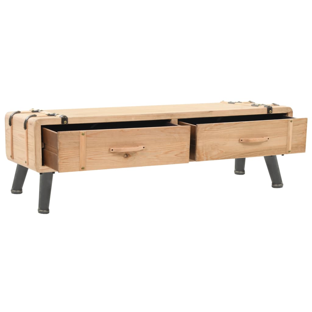 TV-Schrank Massivholz Tanne 120x33x35 cm - Pazzar.ch