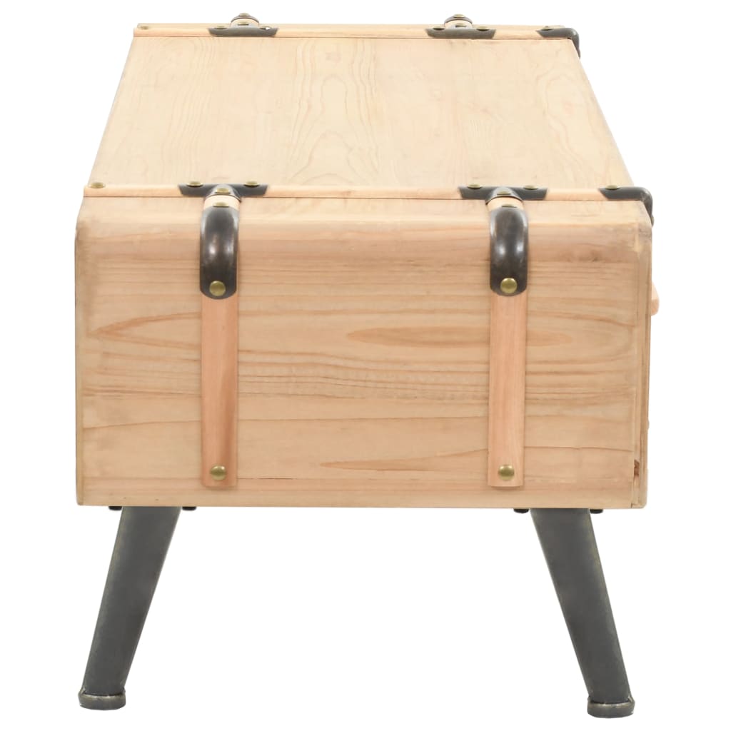 TV-Schrank Massivholz Tanne 120x33x35 cm - Pazzar.ch