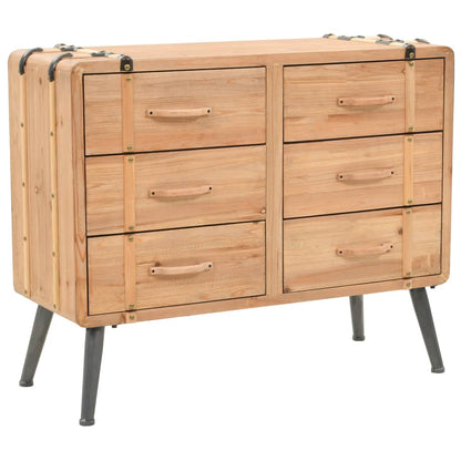 Schubladenkommode Massivholz Tanne 91x35x73 cm - Pazzar.ch