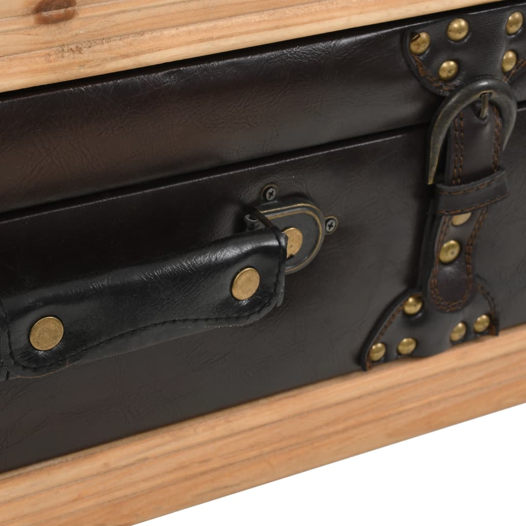 Couchtisch Tannenholz Massiv 115 × 55 × 50 cm - Pazzar.ch
