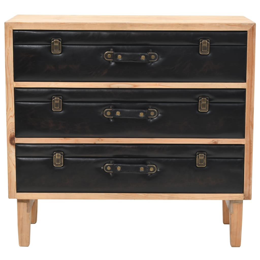 Schubladenkommode Massivholz Tanne 80x36x75 cm - Pazzar.ch
