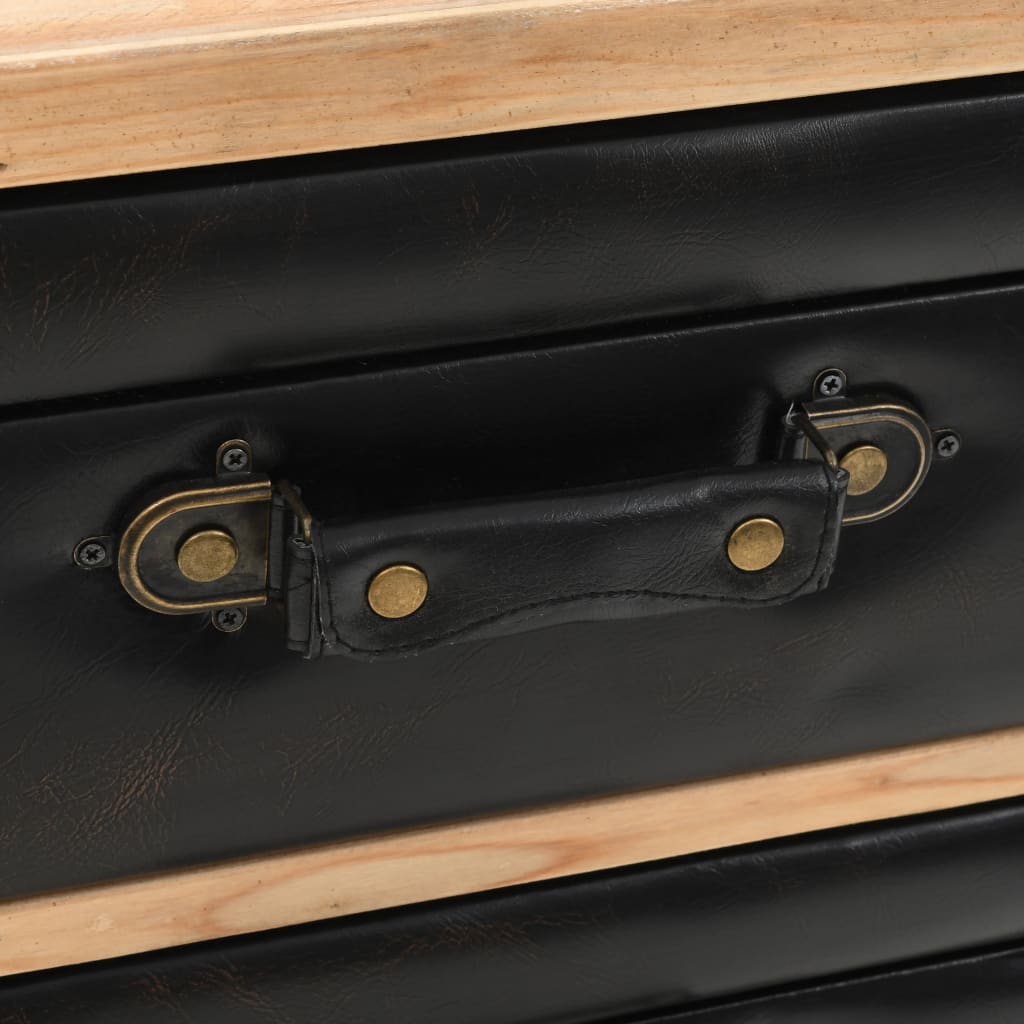 Schubladenkommode Massivholz Tanne 80x36x75 cm - Pazzar.ch