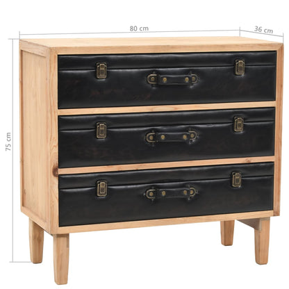 Schubladenkommode Massivholz Tanne 80x36x75 cm - Pazzar.ch
