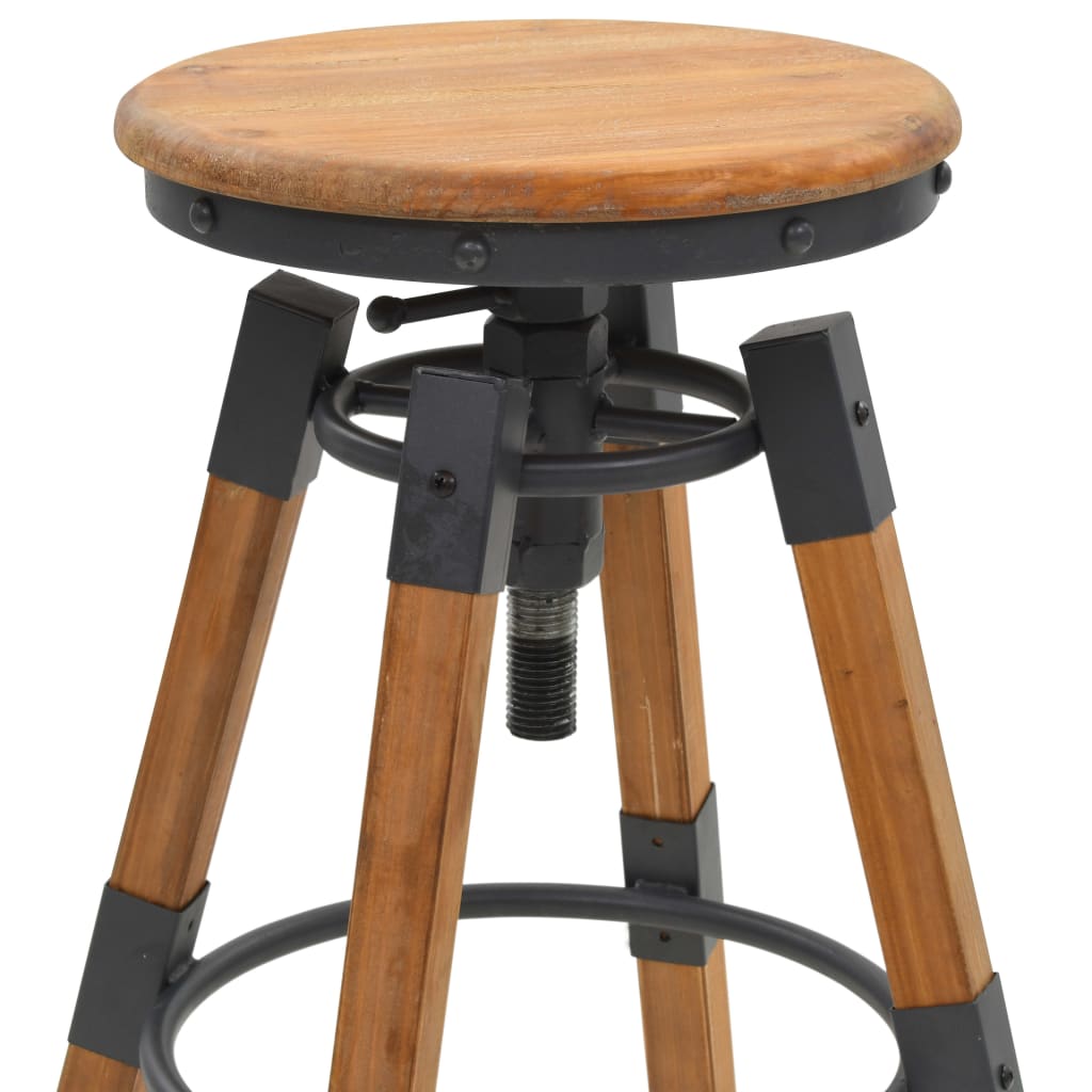 Barhocker 2 Stk. Tanne Massivholz - Pazzar.ch
