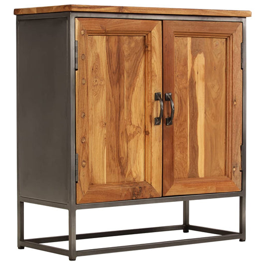 Sideboard Recyceltes Teak und Stahl 65 x 30 x 70 cm - Pazzar.ch