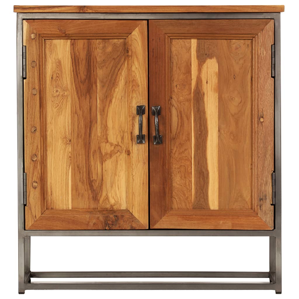 Sideboard Recyceltes Teak und Stahl 65 x 30 x 70 cm - Pazzar.ch
