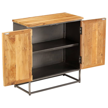 Sideboard Recyceltes Teak und Stahl 65 x 30 x 70 cm - Pazzar.ch