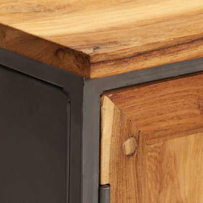 Sideboard Recyceltes Teak und Stahl 65 x 30 x 70 cm - Pazzar.ch