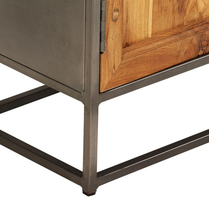Sideboard Recyceltes Teak und Stahl 65 x 30 x 70 cm - Pazzar.ch