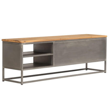 TV-Schrank Recyceltes Teak und Stahl 120 x 30 x 40 cm - Pazzar.ch