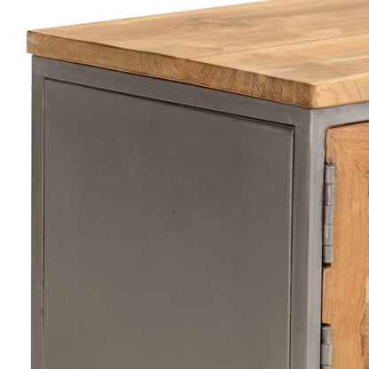 TV-Schrank Recyceltes Teak und Stahl 120 x 30 x 40 cm - Pazzar.ch
