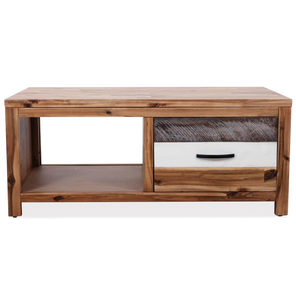 Couchtisch Akazie Massivholz 90x50x37,5 cm - Pazzar.ch