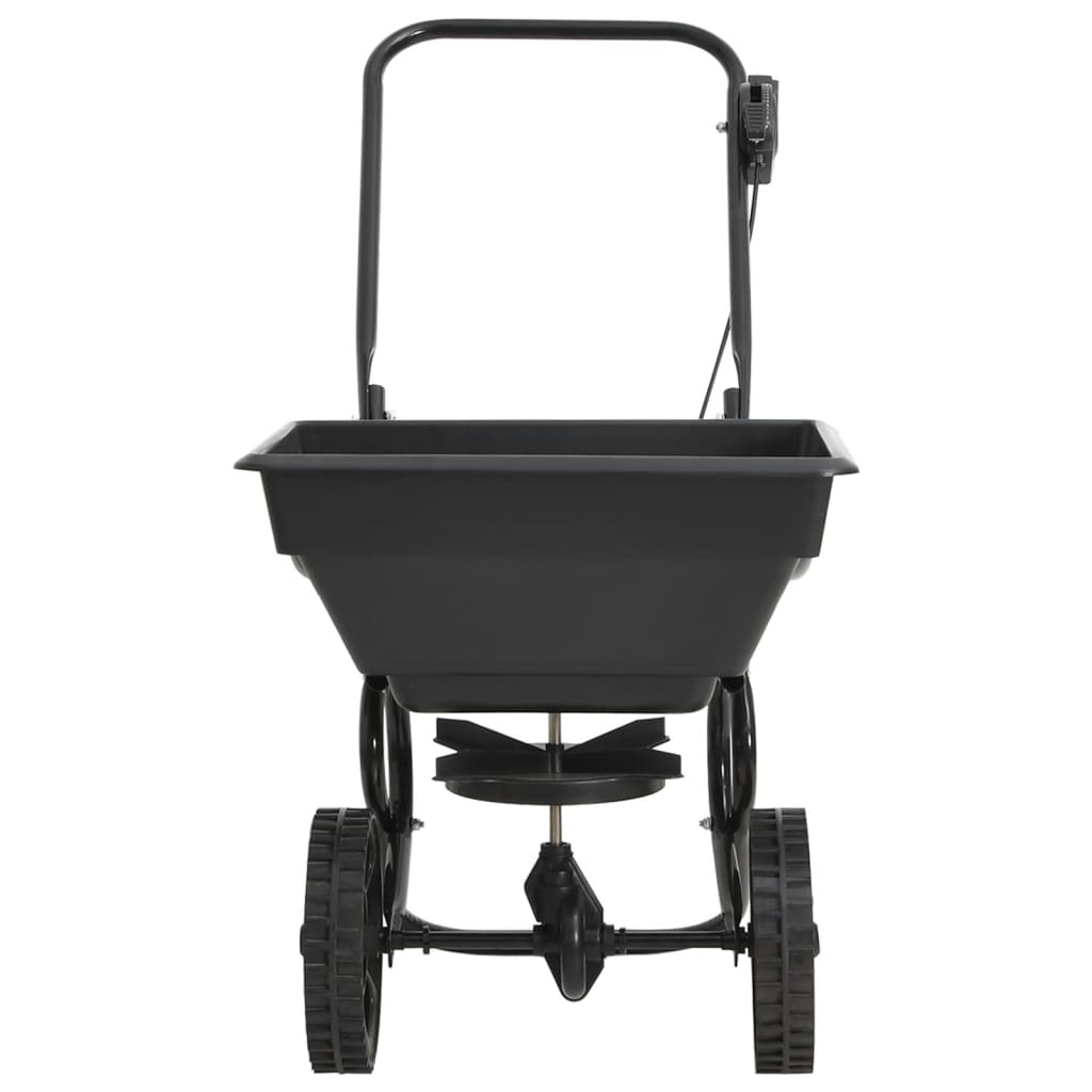 Handstreuwagen Salzstreuer PVC und Stahl 92x46x70 cm 15 L - Pazzar.ch