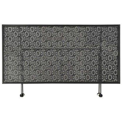 Couchtisch Klappbar Vintage-Stil Metall 100x50x45 cm Schwarz - Pazzar.ch