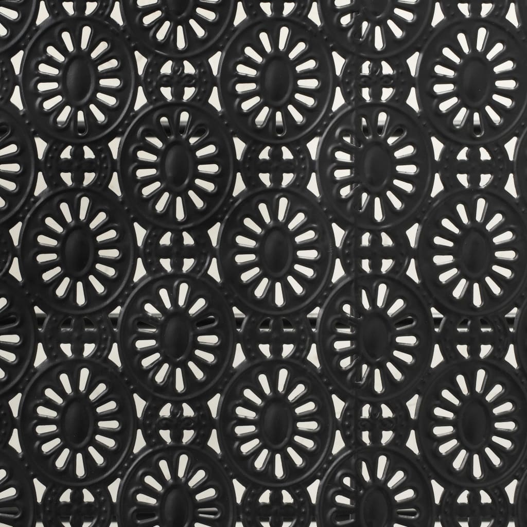Couchtisch Klappbar Vintage-Stil Metall 100x50x45 cm Schwarz - Pazzar.ch