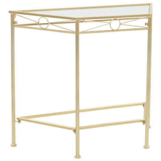 Beistelltisch Vintage-Stil Metall 87x34x73 cm Gold - Pazzar.ch