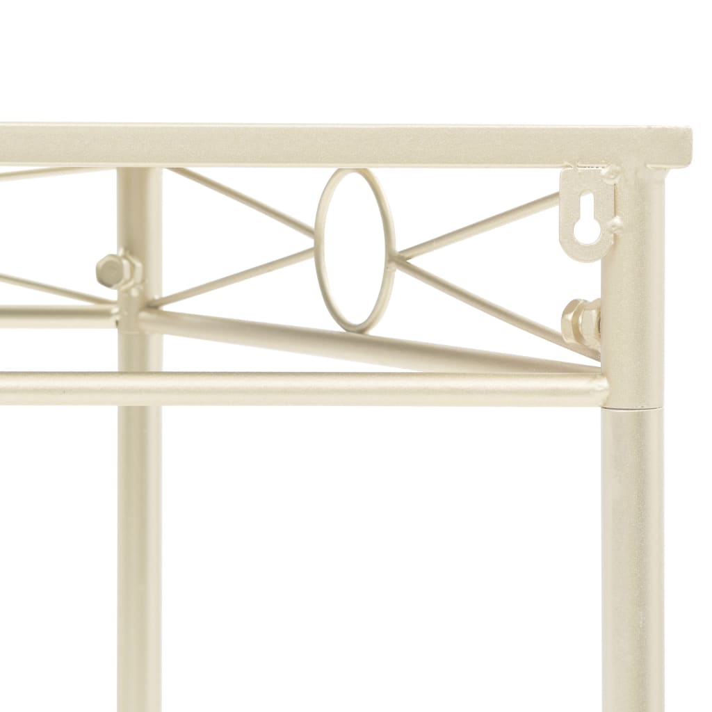 Beistelltisch Vintage-Stil Metall 87x34x73 cm Gold - Pazzar.ch