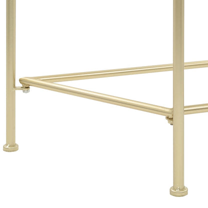 Beistelltisch Vintage-Stil Metall 87x34x73 cm Gold - Pazzar.ch