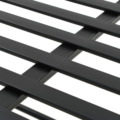 Bank Vintage-Stil Metall 83 x 42 x 55 cm Schwarz - Pazzar.ch