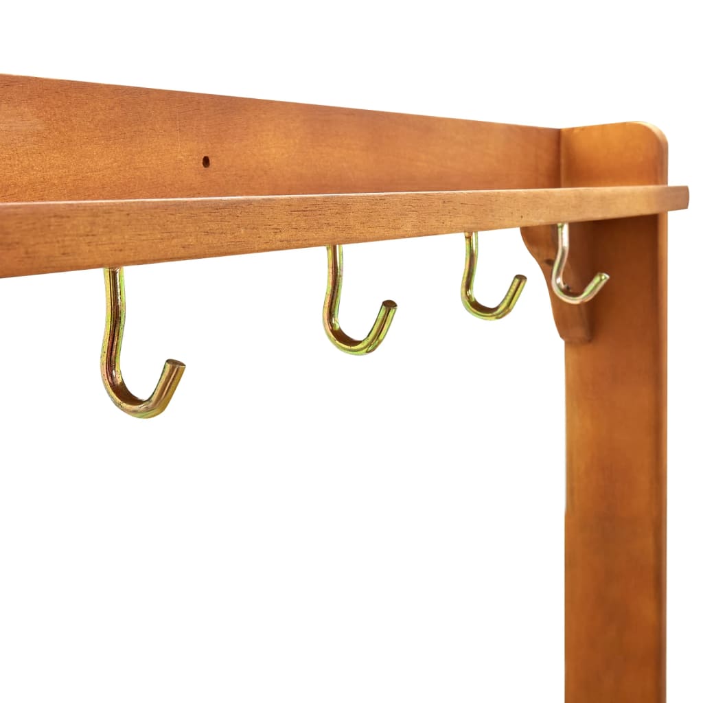 Servierwagen Akazienolz Massiv 92 x 43,5 x 141,5 cm - Pazzar.ch