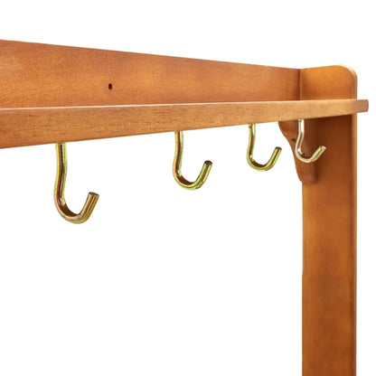Servierwagen Akazienolz Massiv 92 x 43,5 x 141,5 cm - Pazzar.ch