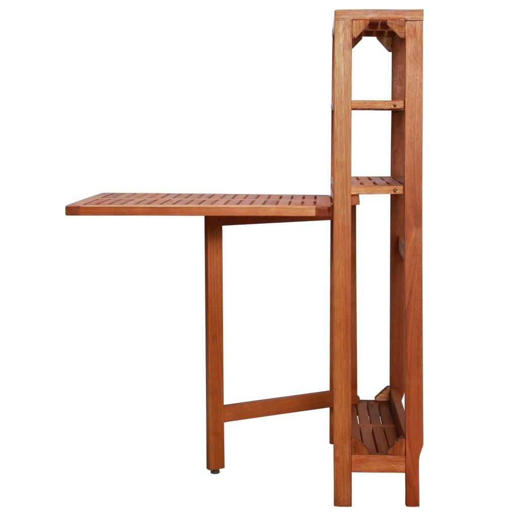 3-tlg. Bistro-Set Klappbar Massivholz Akazie - Pazzar.ch