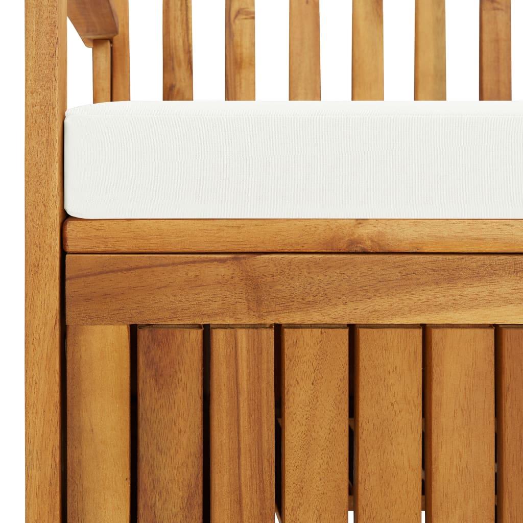 Garten Aufbewahrungsbank Akazienholz Massiv 120 x 63 x 84 cm - Pazzar.ch