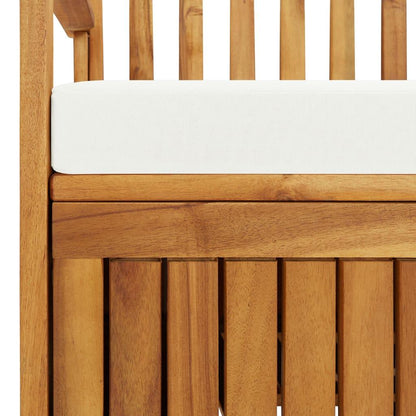 Garten Aufbewahrungsbank Akazienholz Massiv 120 x 63 x 84 cm - Pazzar.ch