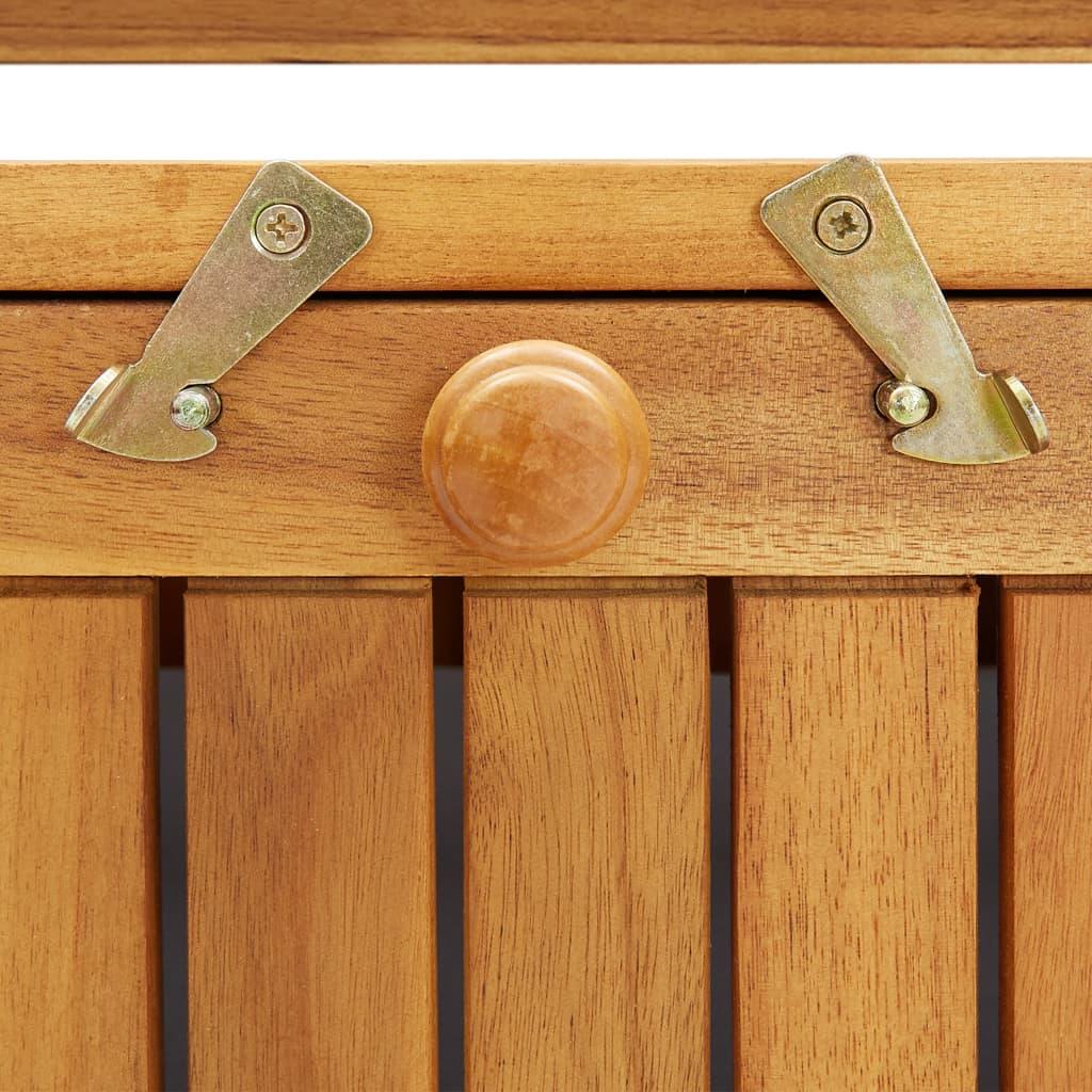 Garten Aufbewahrungsbank Akazienholz Massiv 120 x 63 x 84 cm - Pazzar.ch