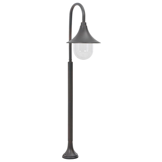 Garten-Pollerleuchte E27 120 cm Aluminium Bronzefarben - Pazzar.ch