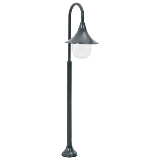 Garten-Pollerleuchte E27 120 cm Aluminium Dunkelgrün - Pazzar.ch