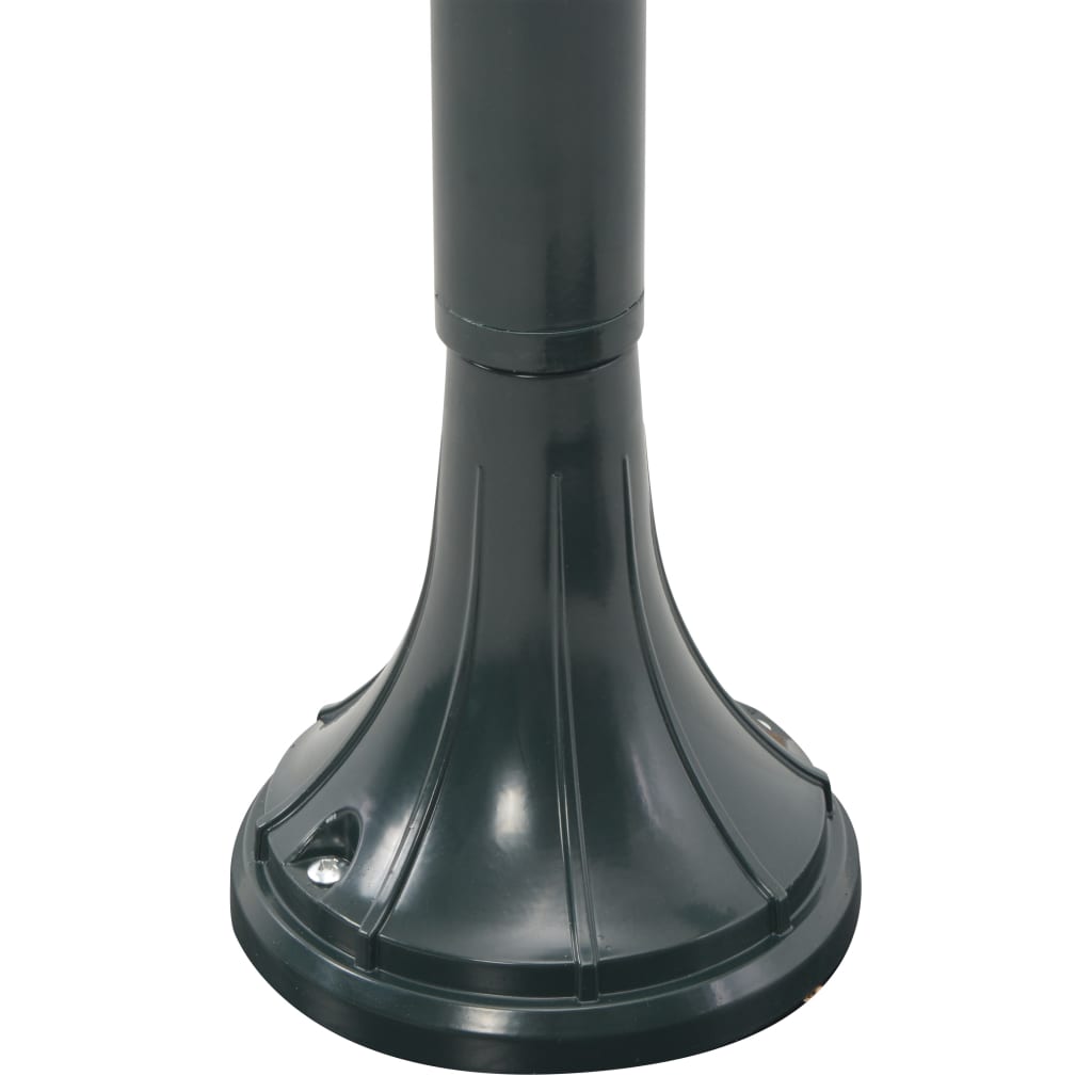 Garten-Pollerleuchte E27 120 cm Aluminium Dunkelgrün - Pazzar.ch