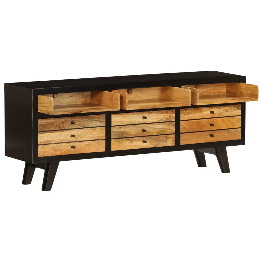 TV-Schrank Mangoholz Massiv 120 x 30 x 50 cm - Pazzar.ch