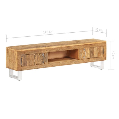 TV-Schrank Altholz Massiv 140x30x40 cm - Pazzar.ch