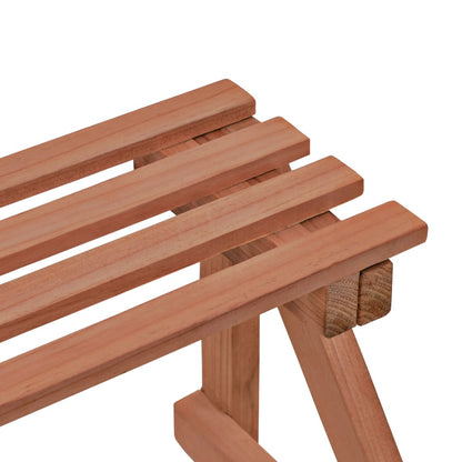 3-Tier Pflanzenständer Zedernholz 48x45x40 cm - Pazzar.ch