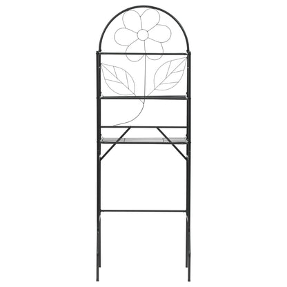 Toilettenregal Schwarz 60x33x174 cm - Pazzar.ch