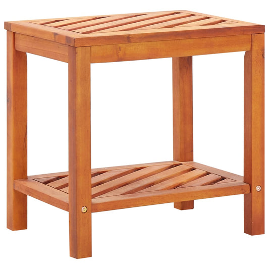 Beistelltisch Akazienholz Massiv 45 x 33 x 45 cm - Pazzar.ch