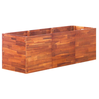 Garten-Hochbeet Akazienholz 150x50x50 cm - Pazzar.ch