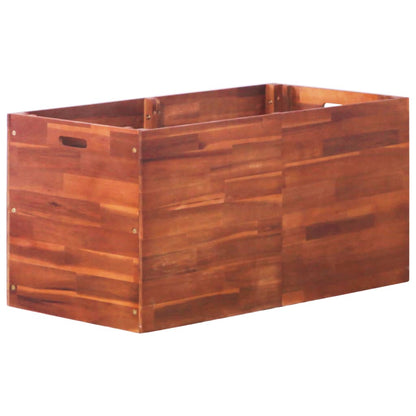 Garten-Hochbeet Akazienholz 100x50x50 cm - Pazzar.ch